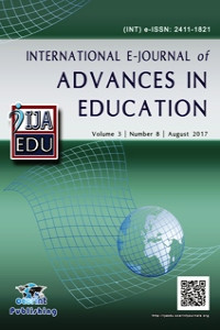 IJAEDU- International E-Journal of Advances in Education Cover image